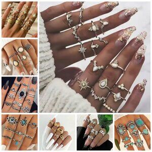 Large Lot of 77 Boutique Ring Sets (8 Sets)